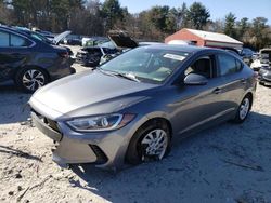 Salvage cars for sale from Copart Mendon, MA: 2018 Hyundai Elantra SE