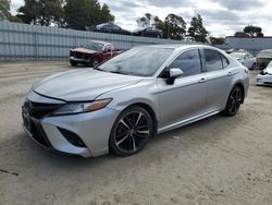Salvage cars for sale from Copart Hayward, CA: 2018 Toyota Camry XSE