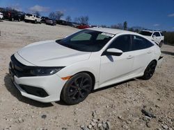 Salvage cars for sale from Copart West Warren, MA: 2019 Honda Civic Sport