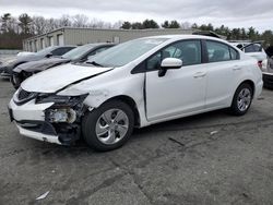 Honda salvage cars for sale: 2014 Honda Civic LX