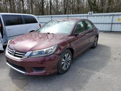 Honda salvage cars for sale: 2014 Honda Accord LX