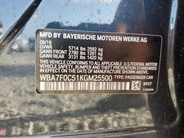 2019 BMW 750 I