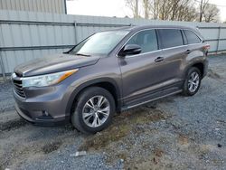 Salvage cars for sale from Copart Gastonia, NC: 2016 Toyota Highlander LE