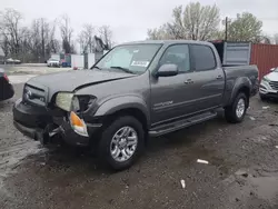 Salvage trucks for sale at Baltimore, MD auction: 2006 Toyota Tundra Double Cab Limited