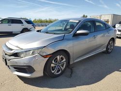 Salvage cars for sale at Fresno, CA auction: 2016 Honda Civic LX