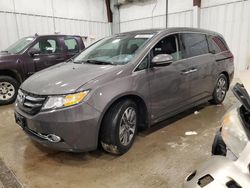 2016 Honda Odyssey Touring en venta en Franklin, WI