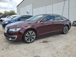 Salvage cars for sale at Apopka, FL auction: 2017 Lincoln MKZ Reserve