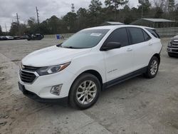 Salvage cars for sale at Savannah, GA auction: 2018 Chevrolet Equinox LS