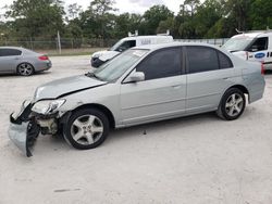 Vehiculos salvage en venta de Copart Fort Pierce, FL: 2005 Honda Civic LX