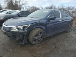 Salvage cars for sale at Baltimore, MD auction: 2016 Honda Accord Sport