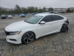 Honda salvage cars for sale: 2018 Honda Accord Sport