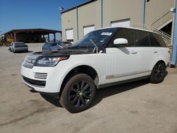 Land Rover Range Rover hse salvage cars for sale: 2015 Land Rover Range Rover HSE