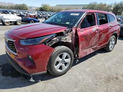 Salvage cars for sale at Las Vegas, NV auction: 2021 Toyota Highlander L