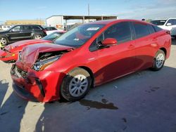 Salvage cars for sale from Copart Grand Prairie, TX: 2020 Toyota Prius L