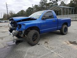 Salvage cars for sale at Savannah, GA auction: 2007 Dodge RAM 1500 ST