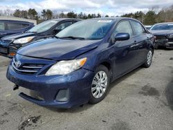 Salvage cars for sale at Exeter, RI auction: 2013 Toyota Corolla Base