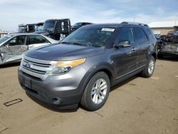 Salvage cars for sale at Brighton, CO auction: 2011 Ford Explorer XLT