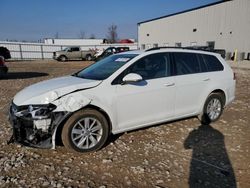 Salvage cars for sale at Appleton, WI auction: 2017 Volkswagen Golf Sportwagen S