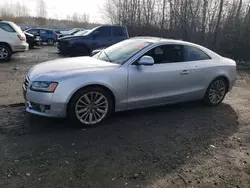 Salvage cars for sale from Copart Arlington, WA: 2008 Audi A5 Quattro