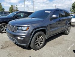 Jeep Grand Cherokee salvage cars for sale: 2016 Jeep Grand Cherokee Laredo