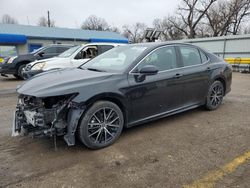 Salvage cars for sale at Wichita, KS auction: 2022 Toyota Camry SE