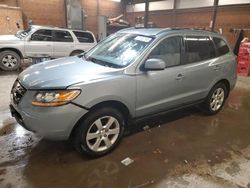 Salvage cars for sale from Copart Ebensburg, PA: 2008 Hyundai Santa FE SE