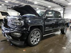 Salvage cars for sale from Copart Ham Lake, MN: 2017 GMC Sierra K1500 Denali