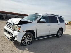 Vehiculos salvage en venta de Copart Andrews, TX: 2008 Toyota Sequoia Limited