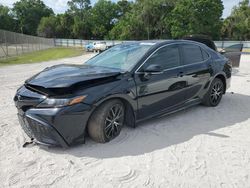 Salvage cars for sale from Copart Fort Pierce, FL: 2022 Toyota Camry SE