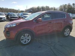 Salvage cars for sale at Exeter, RI auction: 2017 KIA Sportage LX