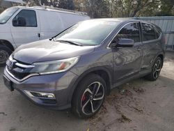 Salvage cars for sale at Savannah, GA auction: 2015 Honda CR-V EX