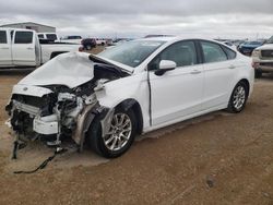 Salvage cars for sale at Amarillo, TX auction: 2017 Ford Fusion S