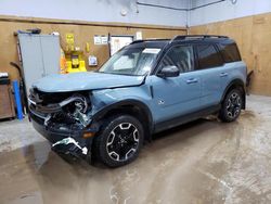 Salvage cars for sale at Kincheloe, MI auction: 2021 Ford Bronco Sport Outer Banks