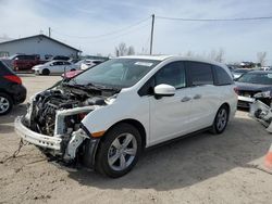 Salvage cars for sale from Copart Pekin, IL: 2019 Honda Odyssey EXL