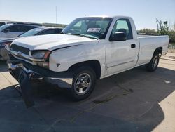 Salvage cars for sale at Grand Prairie, TX auction: 2003 Chevrolet Silverado C1500