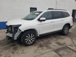 Honda Pilot EXL salvage cars for sale: 2020 Honda Pilot EXL