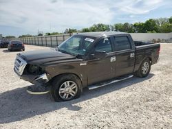 Salvage trucks for sale at New Braunfels, TX auction: 2008 Ford F150 Supercrew