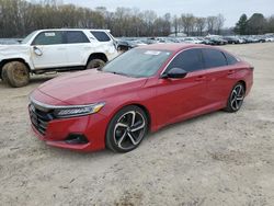 Salvage cars for sale at Conway, AR auction: 2021 Honda Accord Sport SE