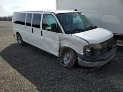 Salvage cars for sale from Copart Ontario Auction, ON: 2018 GMC Savana G3500 LT