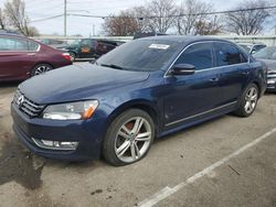 Salvage cars for sale at Moraine, OH auction: 2014 Volkswagen Passat SEL