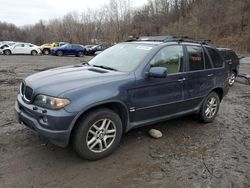 BMW salvage cars for sale: 2004 BMW X5 3.0I