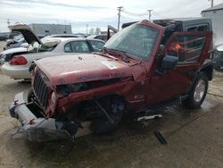 Salvage cars for sale at Chicago Heights, IL auction: 2009 Jeep Wrangler X