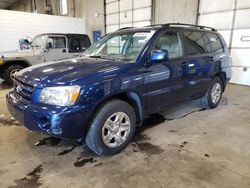 Salvage cars for sale from Copart Blaine, MN: 2004 Toyota Highlander