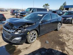 Salvage cars for sale from Copart Woodhaven, MI: 2020 Chevrolet Malibu LT