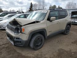 Salvage cars for sale from Copart Bowmanville, ON: 2015 Jeep Renegade Latitude
