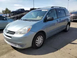 Toyota salvage cars for sale: 2005 Toyota Sienna CE