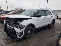 Salvage cars for sale from Copart Columbus, OH: 2018 Ford Explorer Police Interceptor