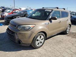 Salvage SUVs for sale at auction: 2016 KIA Soul