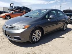 Salvage cars for sale from Copart Haslet, TX: 2012 Honda Civic EX