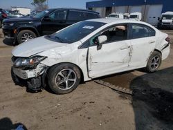Salvage cars for sale at Woodhaven, MI auction: 2015 Honda Civic SE